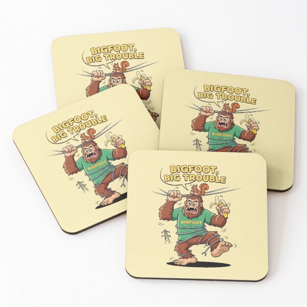 Item preview, Bigfoot, Big Trouble – Funny Cartoon Cryptid designed and sold by SaicoGN.