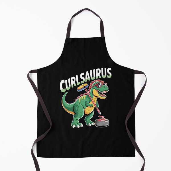 Artikelvorschau, cooles Dinosaurier Curling T Rex Curler Wintersport entworfen und verkauft von aidenpier.