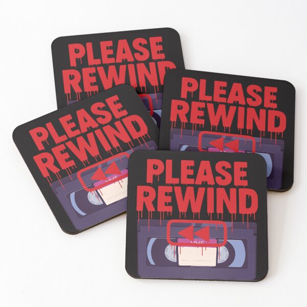 Item preview, Please Rewind – Dripping Red Typography designed and sold by Tadeusz1.