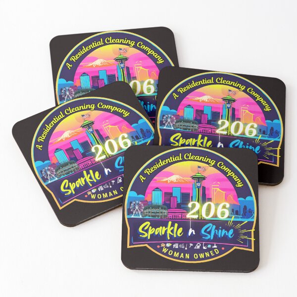 Item preview, SPARKLE N Shine 206 , A residential Cleaning company iN Seattle Washington designed and sold by The Far Far North.