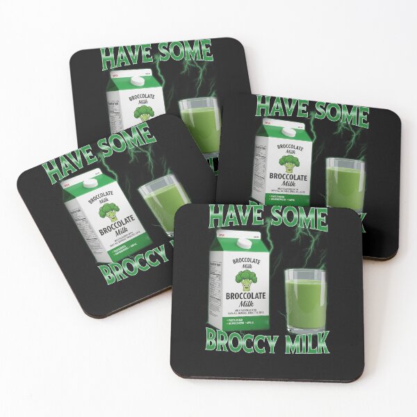 Item preview, Broccolate Milk Meme With Carton and Green Drink Joke designed and sold by elderberry.