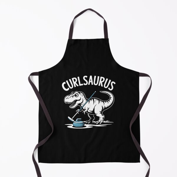 Item preview, Curling Dinosaur Ice Curling Player T-Rex Funny Curling designed and sold by aidenpier.