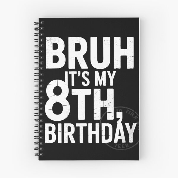 Item preview, Bruh It's My 8th Birthday 8 Year Old Birthday  designed and sold by KonstanKoraner.