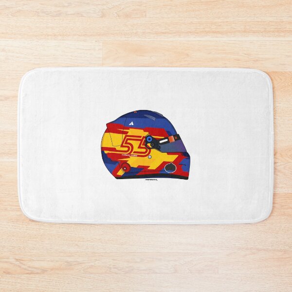 Item preview, Carlos Sainz 2025 F1 Helmet Vector Art designed and sold by Heybratan.