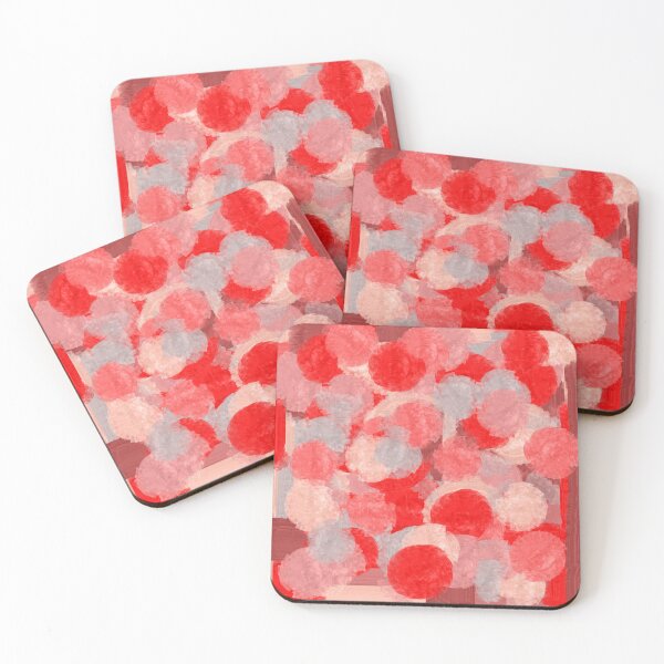 Item preview, Red and Gray Abstract Dots Design designed and sold by Jessielee72.
