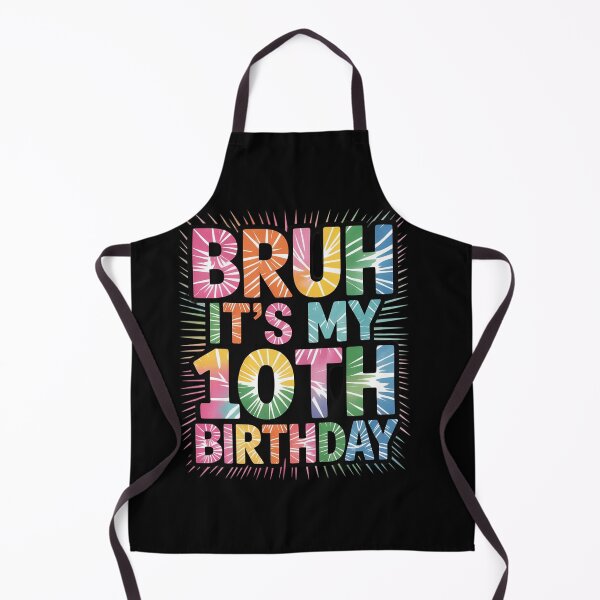 Item preview, Bruh Its My 10th Birthday Tie Dye 10 Years Old Bday Girl Boy designed and sold by KonstanKoraner.