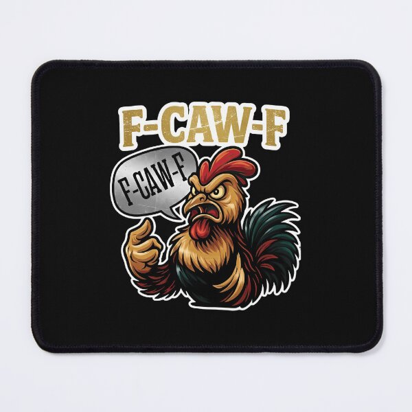Item preview, F-Caw-F Funny Angry Rooster Humor Graphic Tee designed and sold by merlinnears.
