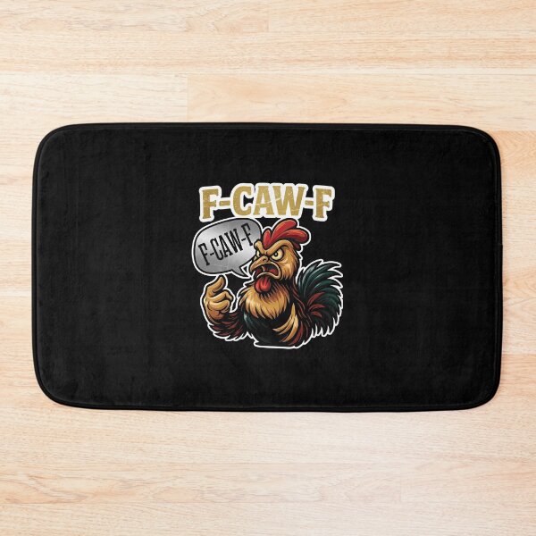 Item preview, F-Caw-F Funny Angry Rooster Humor Graphic Tee designed and sold by merlinnears.