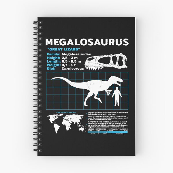 Item preview, Megalosaurus Fact Sheet designed and sold by NicGrayGraphic.