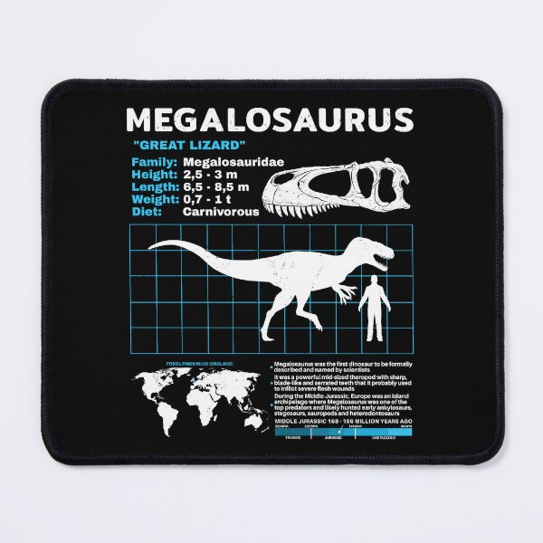 Item preview, Megalosaurus Fact Sheet designed and sold by NicGrayGraphic.