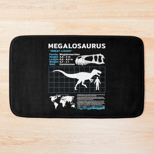 Item preview, Megalosaurus Fact Sheet designed and sold by NicGrayGraphic.