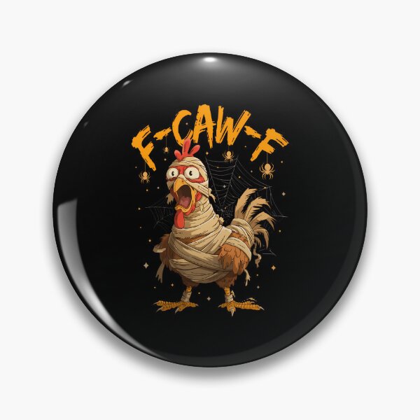 Item preview, Funny F-Caw-F Chicken Fcawf Chicken Halloween Humor designed and sold by merlinnears.