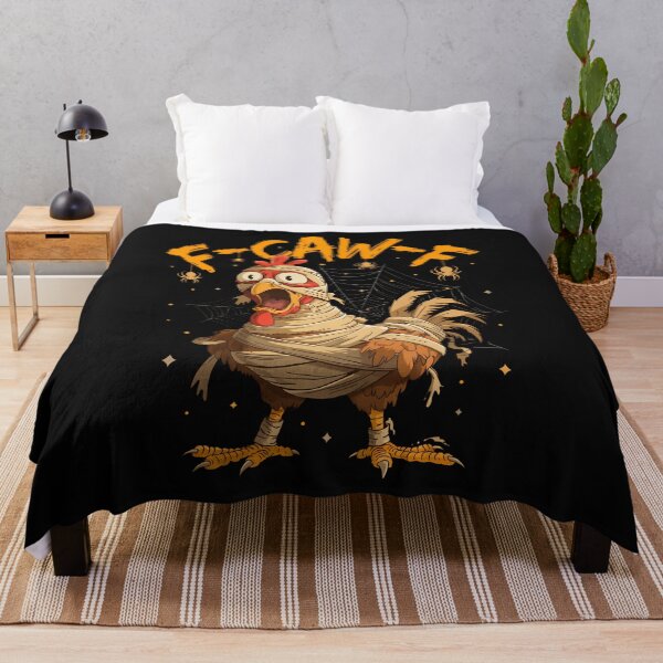 Item preview, Funny F-Caw-F Chicken Fcawf Chicken Halloween Humor designed and sold by merlinnears.
