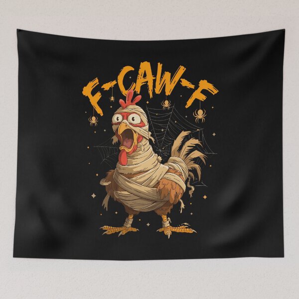 Item preview, Funny F-Caw-F Chicken Fcawf Chicken Halloween Humor designed and sold by merlinnears.
