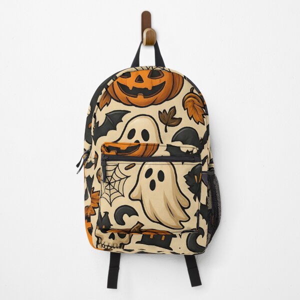 Item preview, Halloween Seamless Pattern – Pumpkins, Ghosts, Cats, Witches, Skulls & Candy – Spooky Cute Vector Design designed and sold by graphicnew.