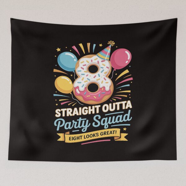 Item preview, Birthday Team For Age Eight In Bold Group designed and sold by PeteHomenick.