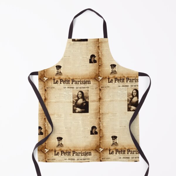 Item preview, Mona Lisa Stolen Newspaper designed and sold by Abeshinobi.