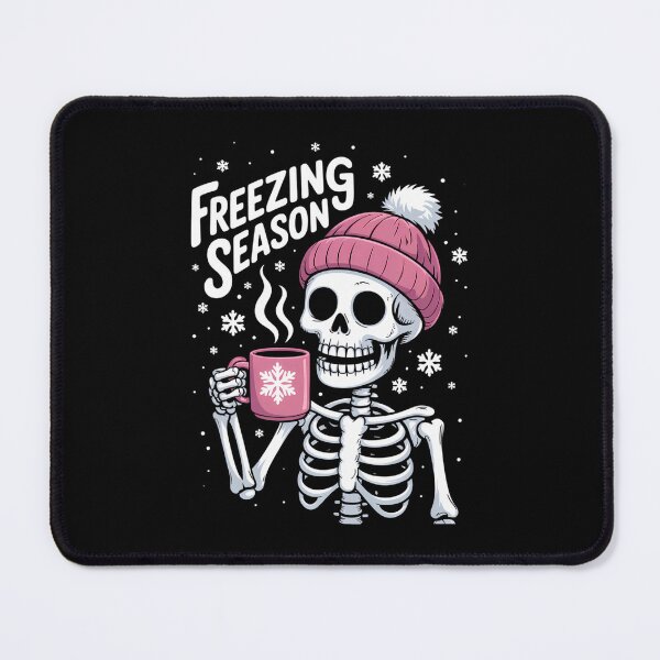 Item preview, Freezing Season Skull Cocoa Christmas Winter designed and sold by tearbytea.