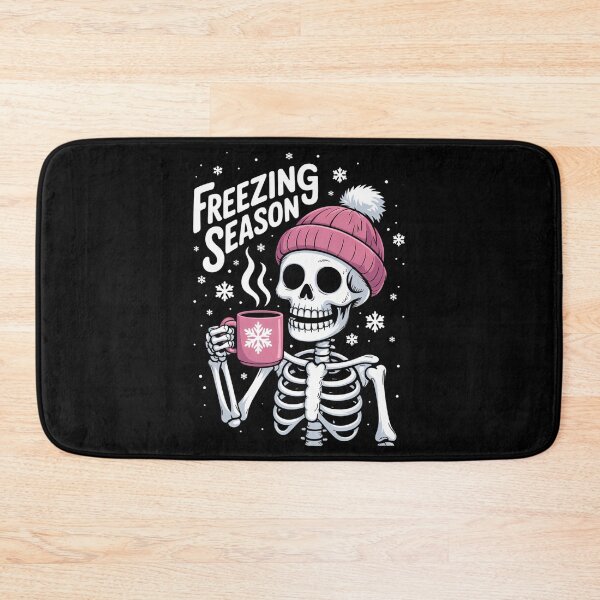 Item preview, Freezing Season Skull Cocoa Christmas Winter designed and sold by tearbytea.