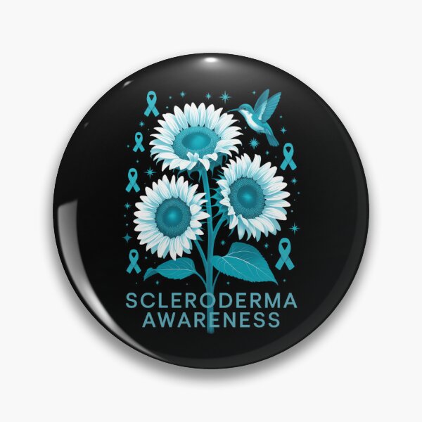 Item preview, Hummingbird Sunflower Scleroderma Awareness designed and sold by Moon-Ape.
