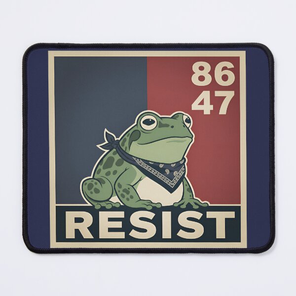 Item preview, Resist Frog – Portland Protest Art Poster Style designed and sold by Imaginationbeyond.
