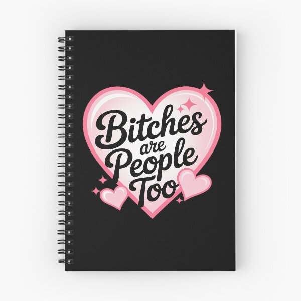 Item preview, Bitches Are People Too Cute Pink Heart designed and sold by PeteHomenick.