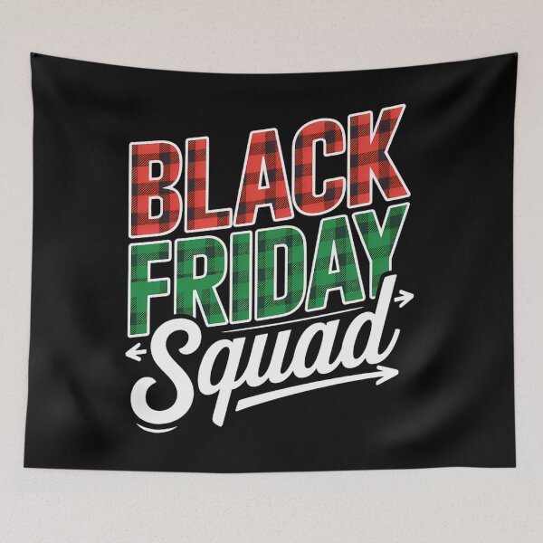 Item preview, Friday Shopping Crew Christmas Black Shopping Family designed and sold by tearbytea.