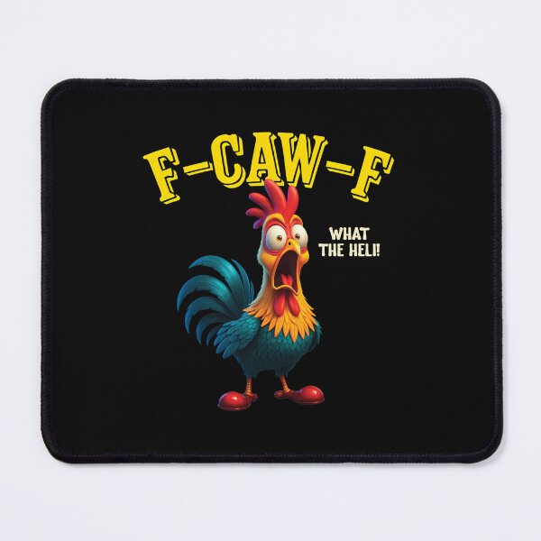 Item preview, Funny Chicken F-Caw-F What The Heli Rooster Humor Christmas designed and sold by merlinnears.