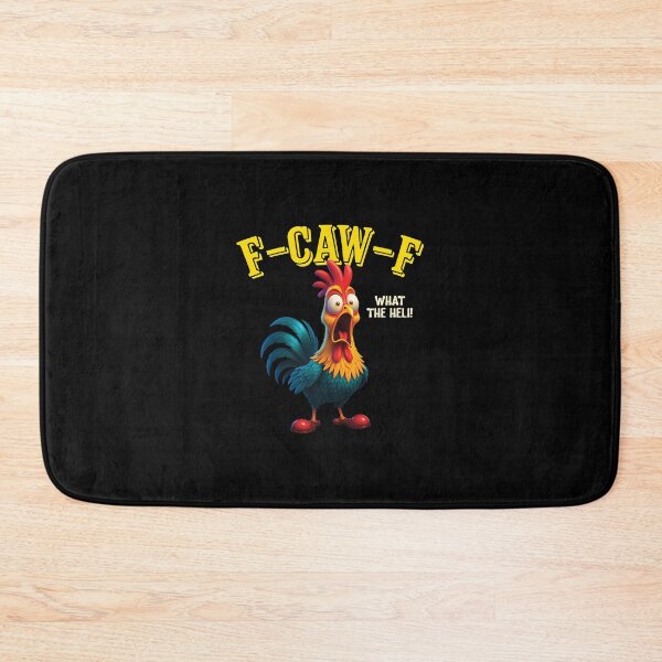 Item preview, Funny Chicken F-Caw-F What The Heli Rooster Humor Christmas  designed and sold by merlinnears.