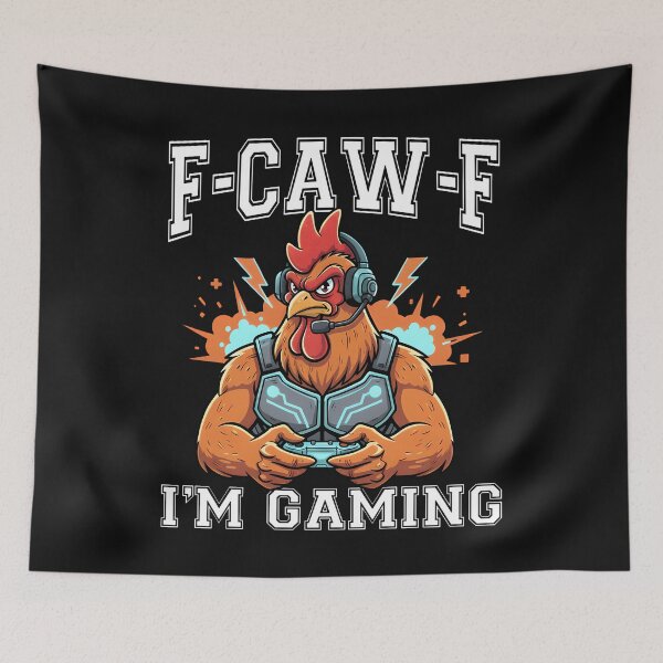 Item preview, Fcawf Funny Farm Animal Humor For Bird Lovers Rooster Gaming designed and sold by merlinnears.