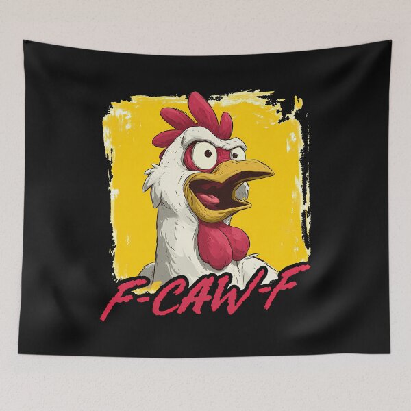 Item preview, Chicken Rooster F-Caw-F  designed and sold by merlinnears.