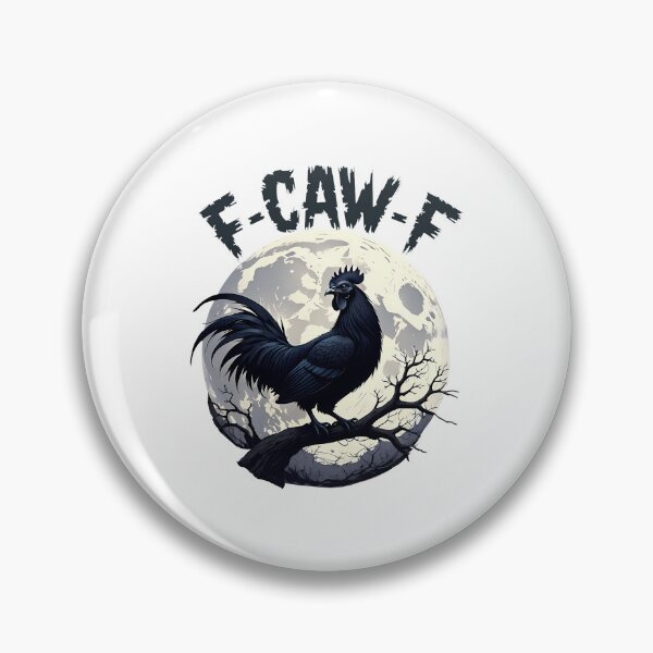 Item preview, Fcawf Chicken Funny Black Sarcastic Quote Rooster Meme  designed and sold by merlinnears.