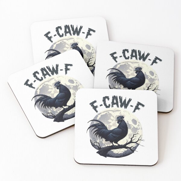 Item preview, Fcawf Chicken Funny Black Sarcastic Quote Rooster Meme  designed and sold by merlinnears.