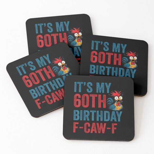Item preview, 60Th Birthday Funny F-Caw-F Chicken Rooster Crow Fcawf Meme designed and sold by merlinnears.