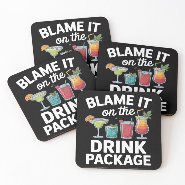 Item preview, Blame It On The Drink Package Cruise Vacation Summer Vibes designed and sold by PeteHomenick.