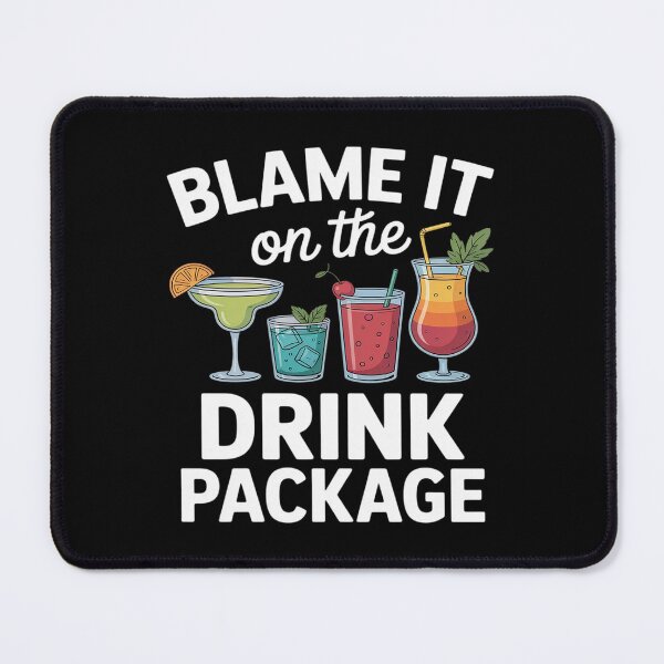 Item preview, Blame It On The Drink Package Cruise Vacation Summer Vibes designed and sold by PeteHomenick.