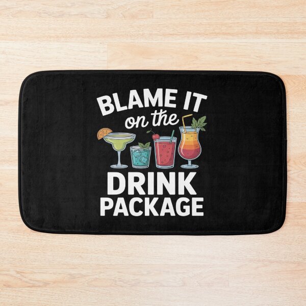 Item preview, Blame It On The Drink Package Cruise Vacation Summer Vibes designed and sold by PeteHomenick.