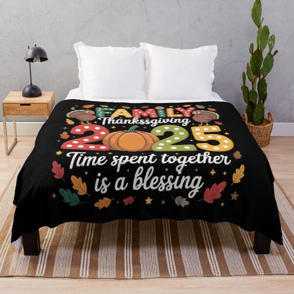 Item preview, FAMILY Thankssgiving 2025 Time spent together is a blessing designed and sold by VladoZork.