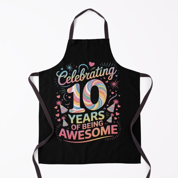 Item preview, Celebrating 10 Year Of Being Awesome With Tie-dye designed and sold by KonstanKoraner.