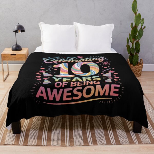 Item preview, Celebrating 10 Year Of Being Awesome With Tie-dye  designed and sold by KonstanKoraner.
