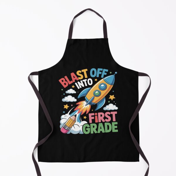 Item preview, Blast Off Into 1st Grade First Day of School designed and sold by PeteHomenick.