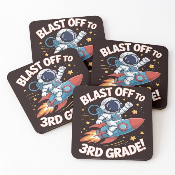 Item preview, Blast Off to 3rd Grade Funny Astronaut Back to School designed and sold by PeteHomenick.