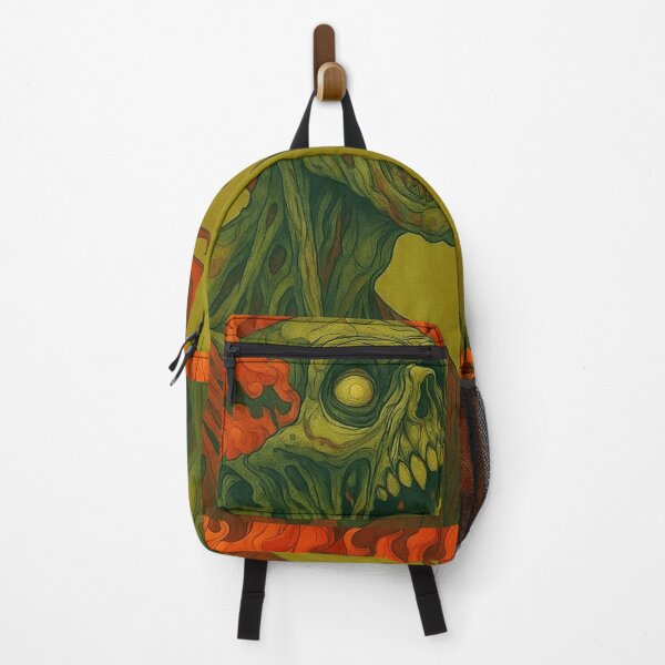 Item preview, “Infernal Awakening” – Fiery Zombie Skull Art designed and sold by ArtificialAce.
