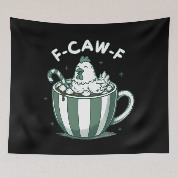 Item preview, Xmas Quote Rooster Meme Christmas F-Caw-F Chicken Fcawf  designed and sold by merlinnears.
