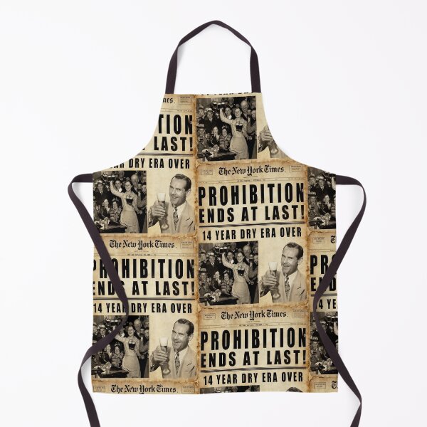 Item preview, Prohibition Ends: 1933 Headline designed and sold by Abeshinobi.
