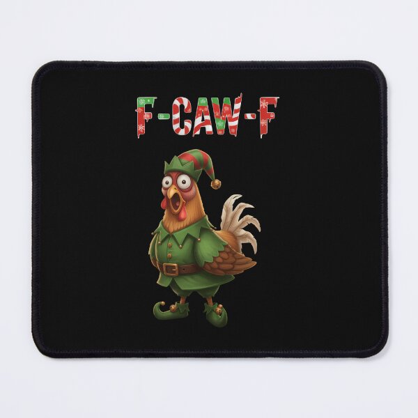 Item preview, Xmas Quote Rooster Meme F-Caw-F Christmas Fcawf Chicken designed and sold by merlinnears.