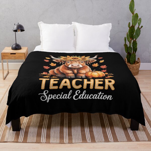 Item preview, Fall Highland Cow Special Education Teacher Halloween Autumn designed and sold by VENOM0RIOT.