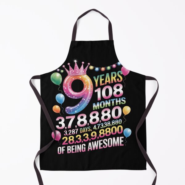 Item preview, Cute 9th Birthday 9 Years Of Being Awesome designed and sold by KonstanKoraner.