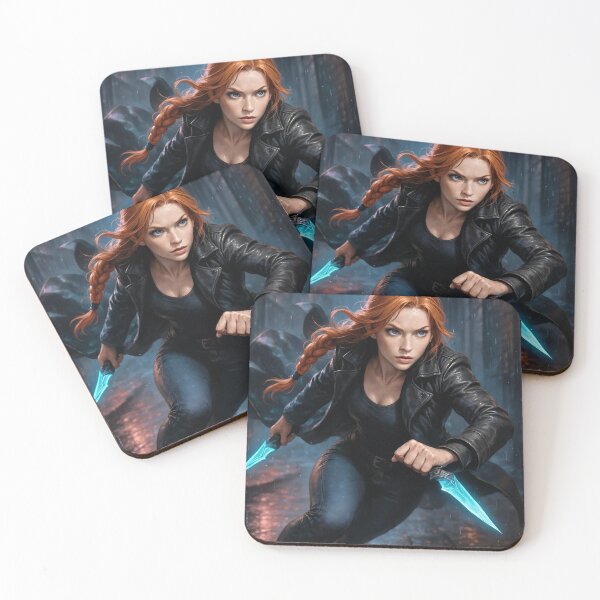 Item preview, Rowan Fletcher dark cyberpunk assassin  designed and sold by CathryneDelamort.