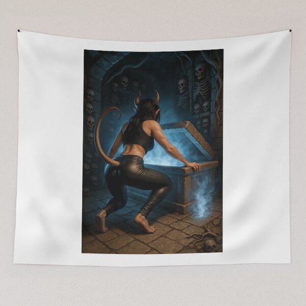 Item preview, Demoness from behind dark   designed and sold by CathryneDelamort.